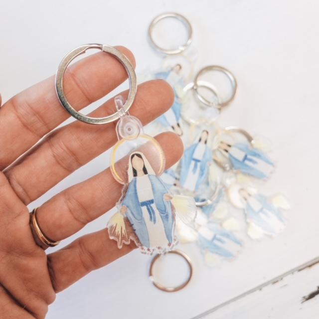 Our Lady of the Immaculate Conception Keychain