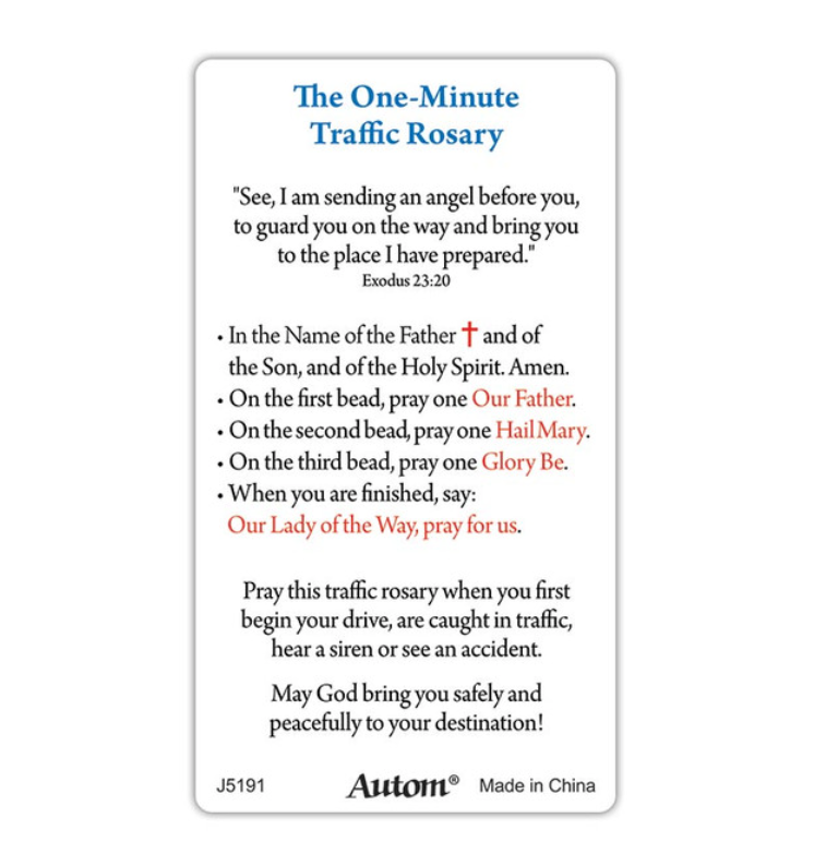 Miraculous Mary Traffic Rosary