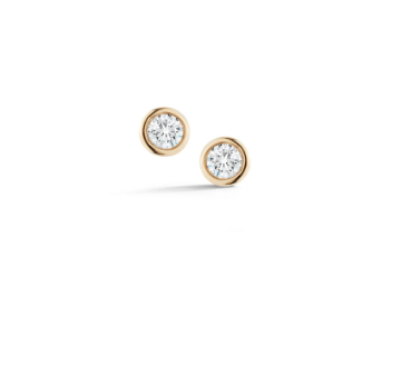 Lulu Jack Single Bezel Diamond Studs