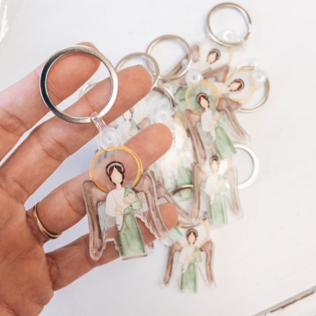 Guardian Angel Keychain