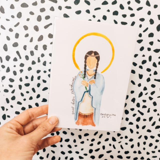St. Kateri Tekakwitha Print