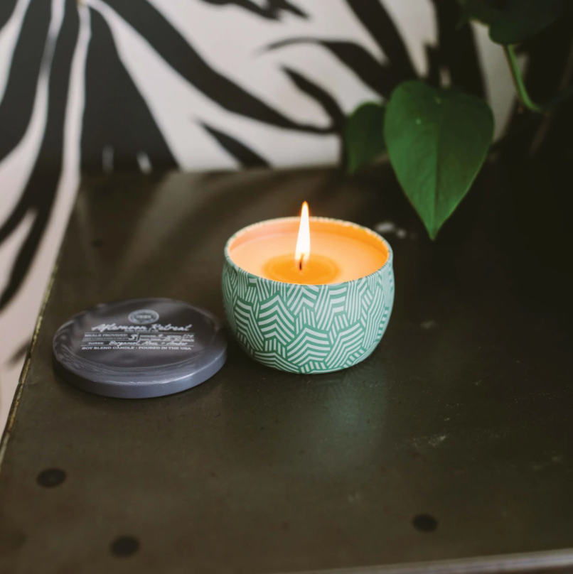 Afternoon Retreat Tin Candle {4oz}