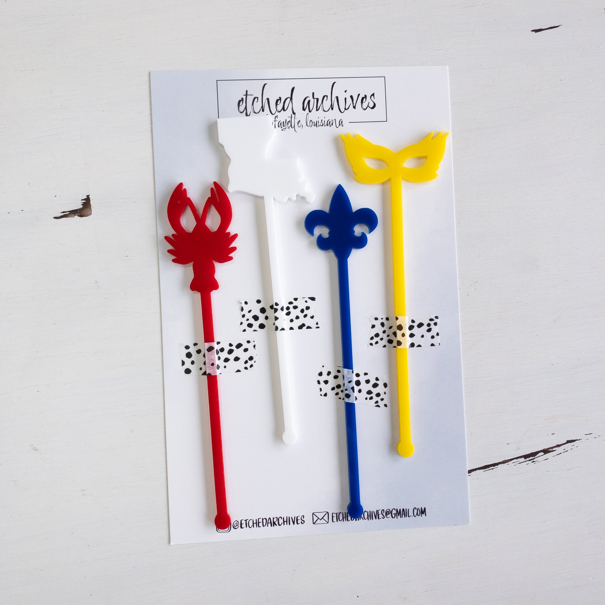 Louisiana Drink Stirrers