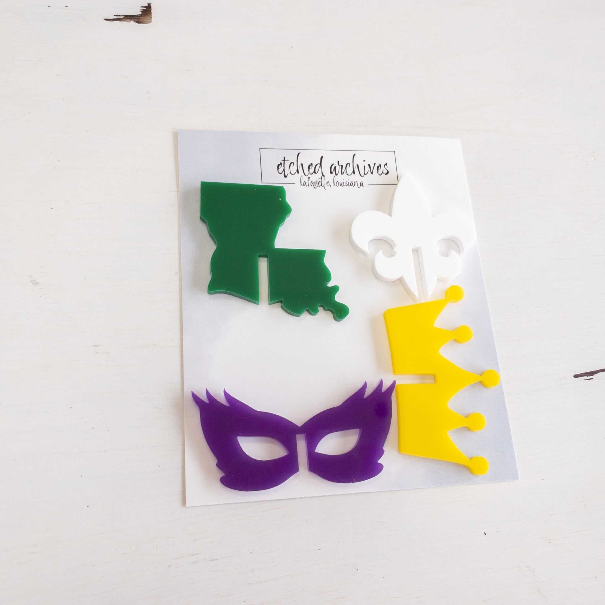 Mardi Gras Drink Markers