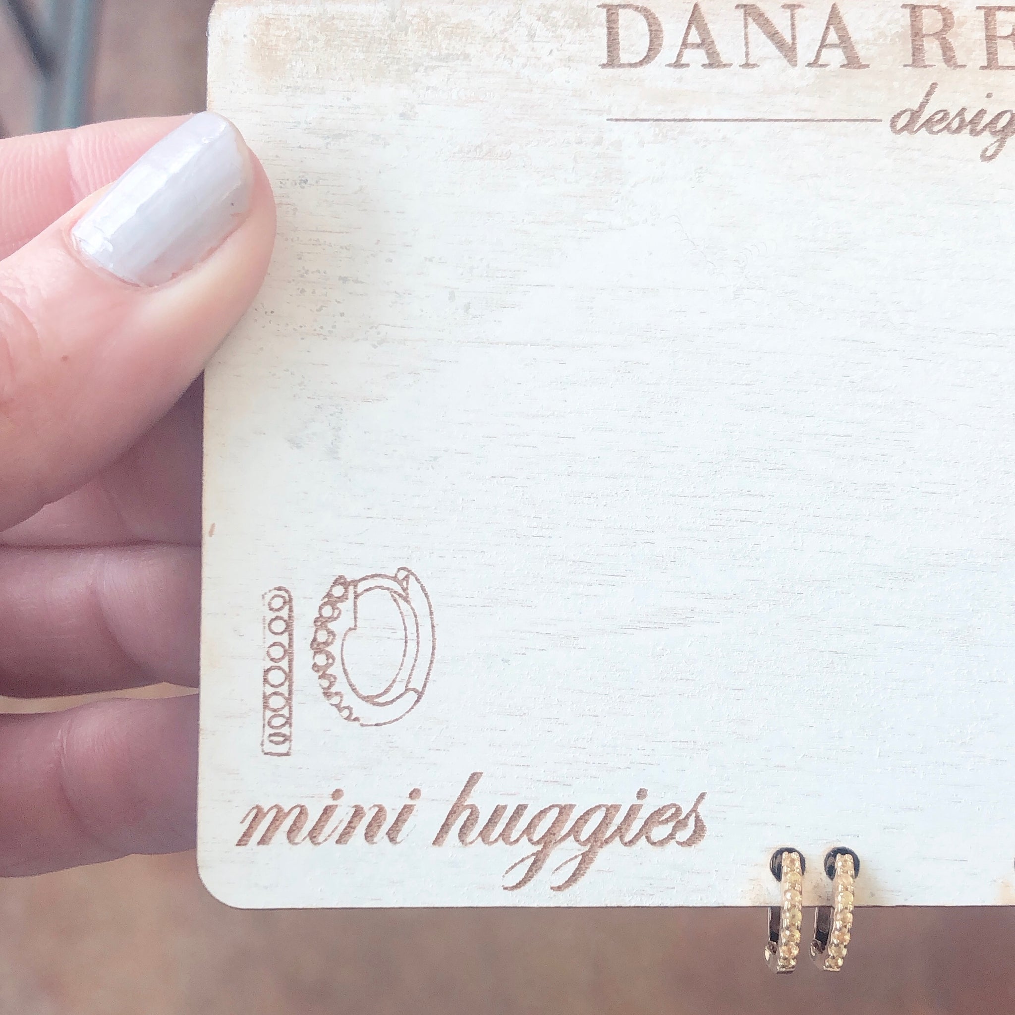 Yellow Sapphire Mini Huggies