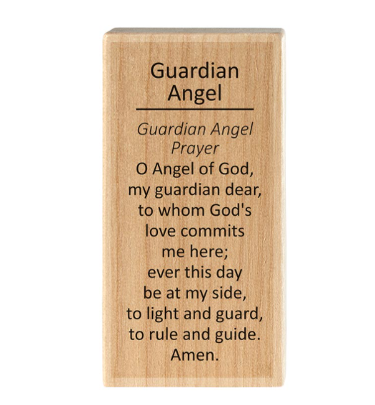 Guardian Angel Mini Saint Block