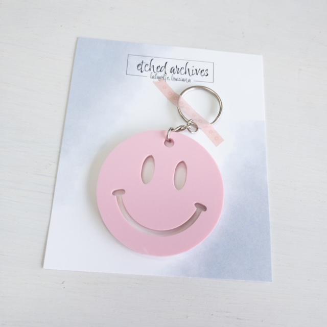 Smiley Face Keychain