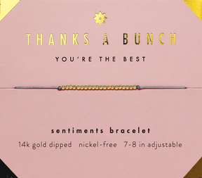 Thanks a Bunch Sentiments Bracelet