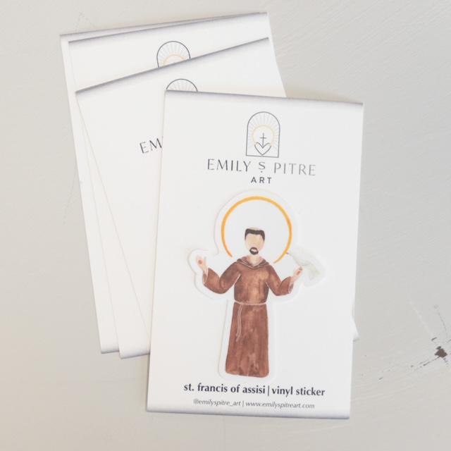 St. Francis of Assisi Sticker