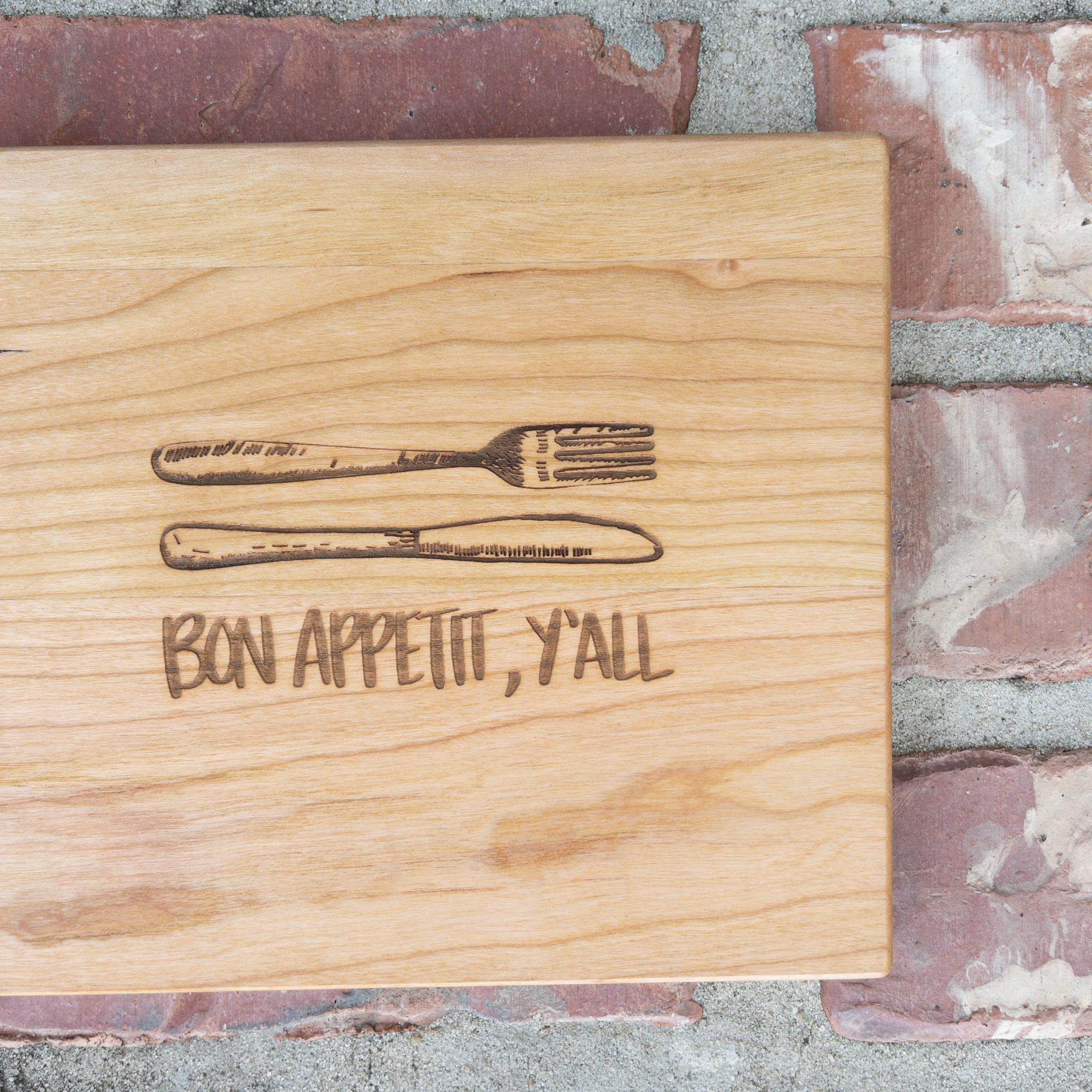 Bon Appetit, Y'all Cutting Board