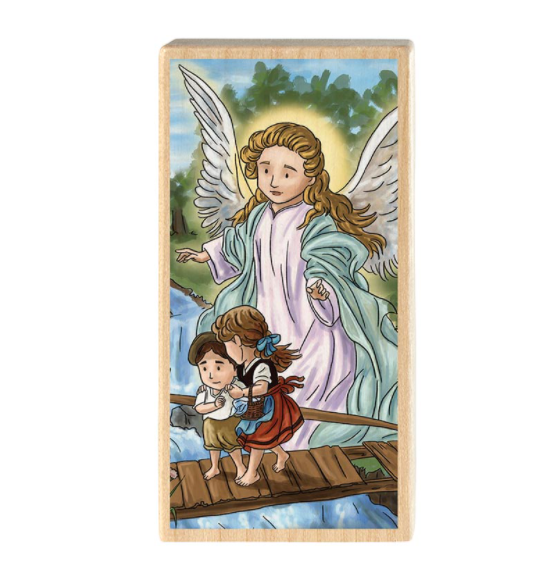Guardian Angel Mini Saint Block