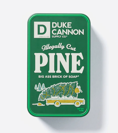 Duke Illegally Cut Pine Soap in Tin