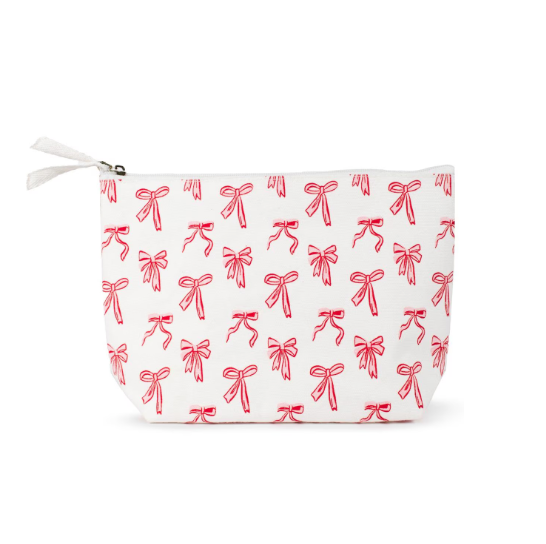 Hannah Bow Cosmetic White/Pink