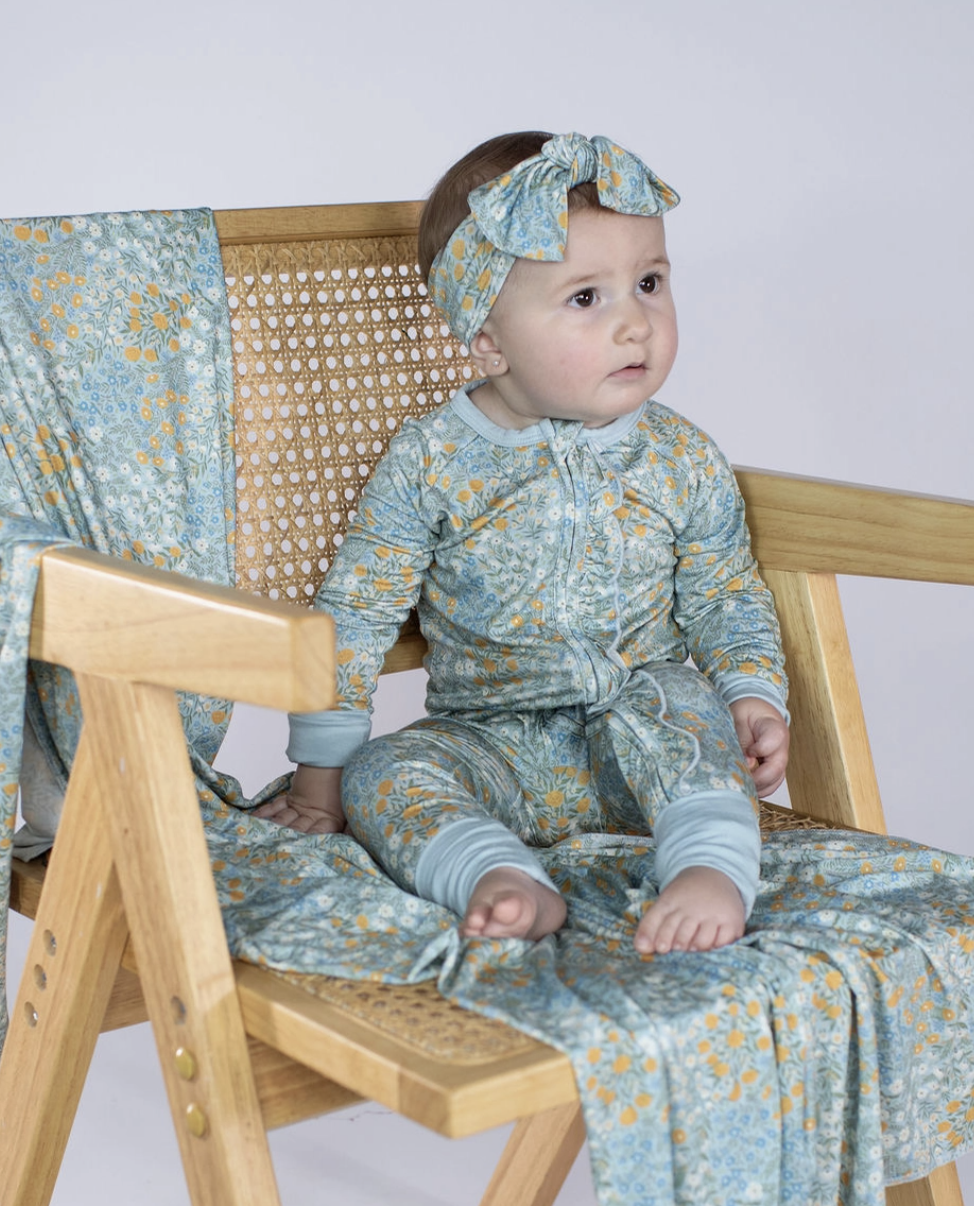 Goosies Romper, Blue Meadow