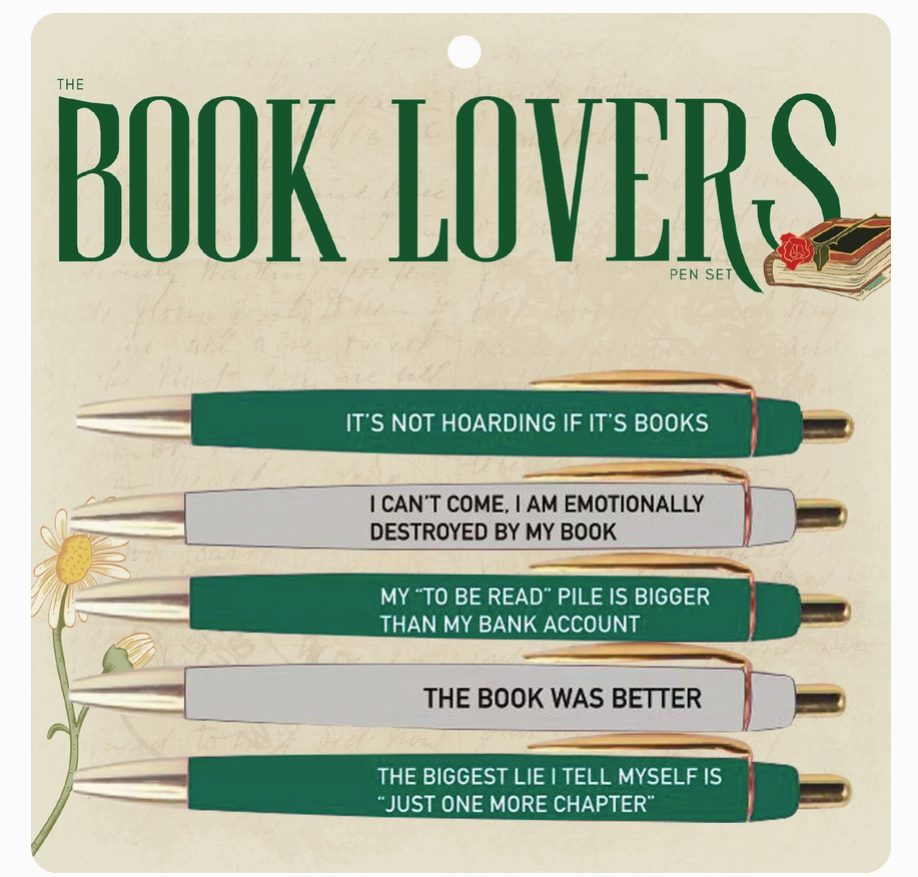 Book Lovers Pen Set
