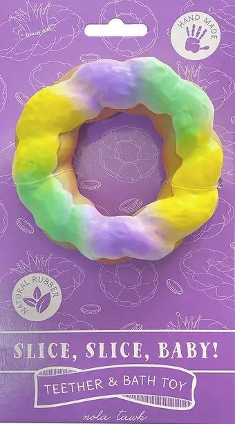 Slice, Slice, Baby King Cake Teether & Bath Toy