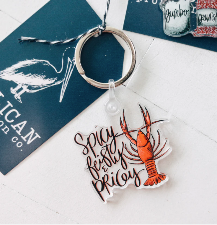 Crawfish Pricey Keychain