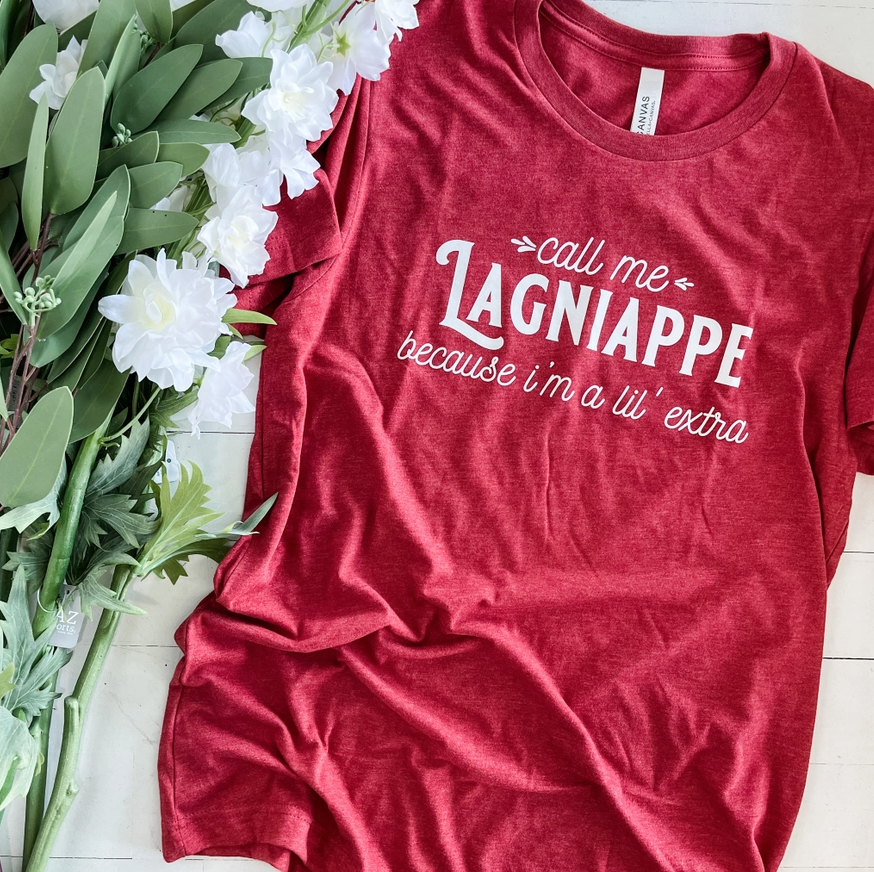 Call Me Lagniappe T-Shirt {poppy}