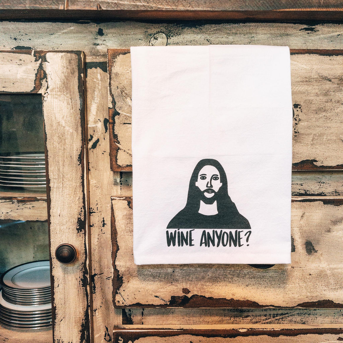 Jesus is Watching Tea Towels