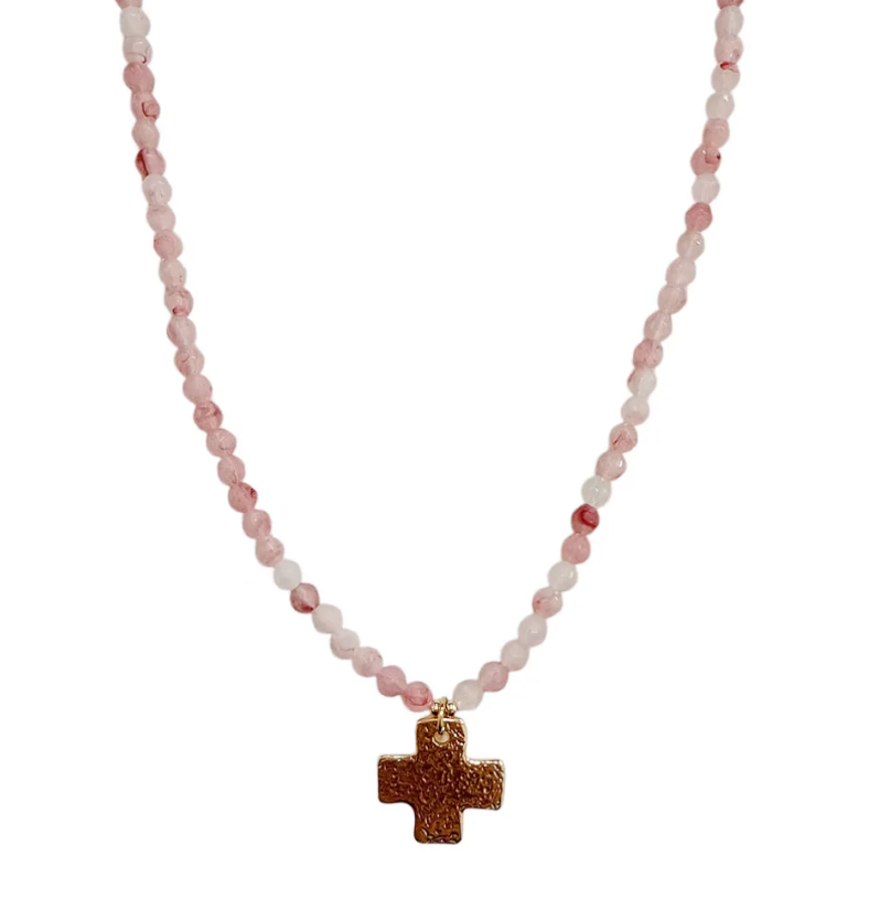 Faith & Light Necklace Blush