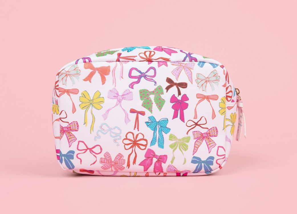 Bow Coquette Cosmetic Bag