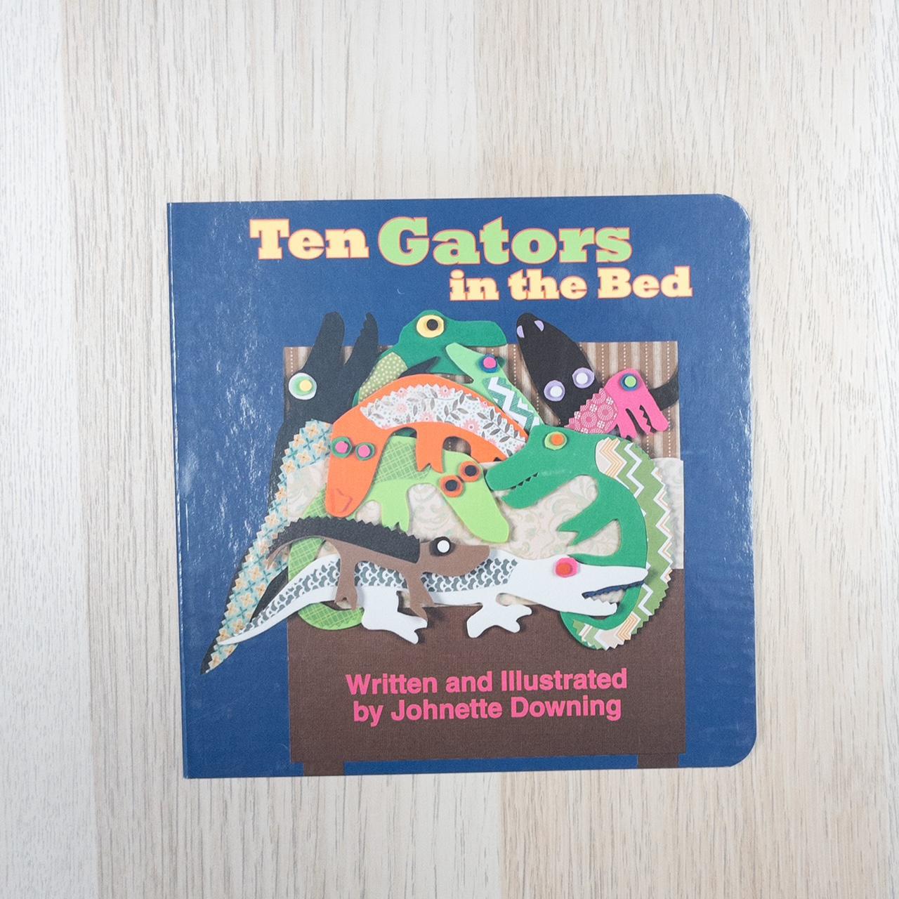 Ten Gators In Bed Board Book
