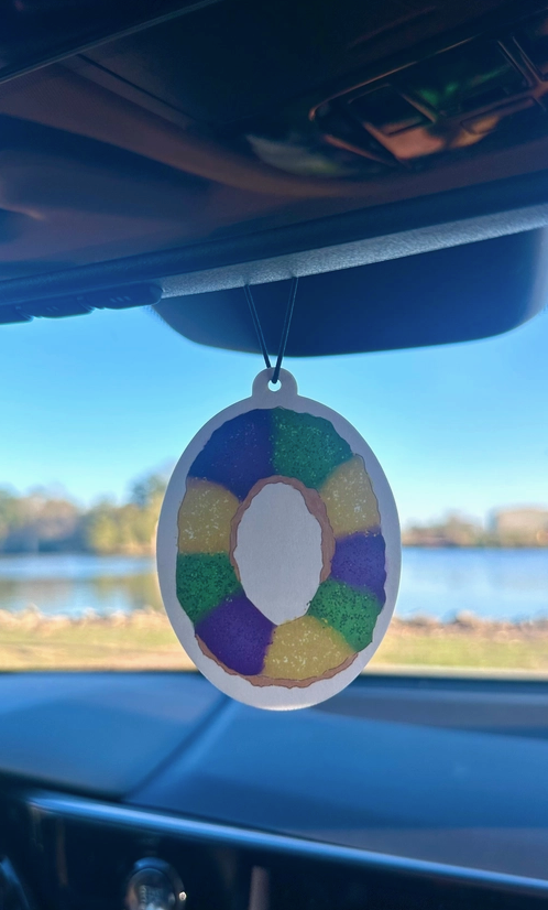 King Cake Car Freshie