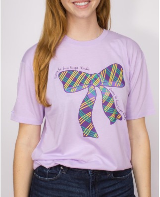 Laissez Bow Mardi Gras Adult Shirt