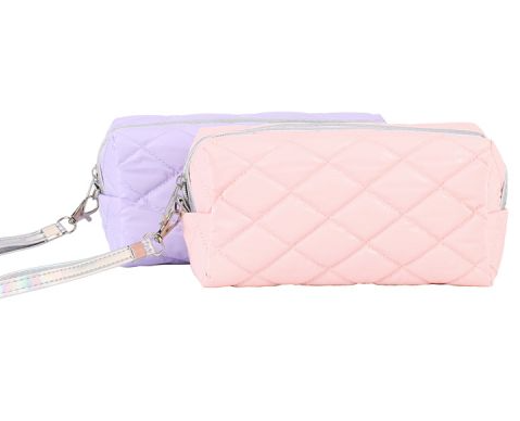 Quilted Pencil/Cosmetic Bag