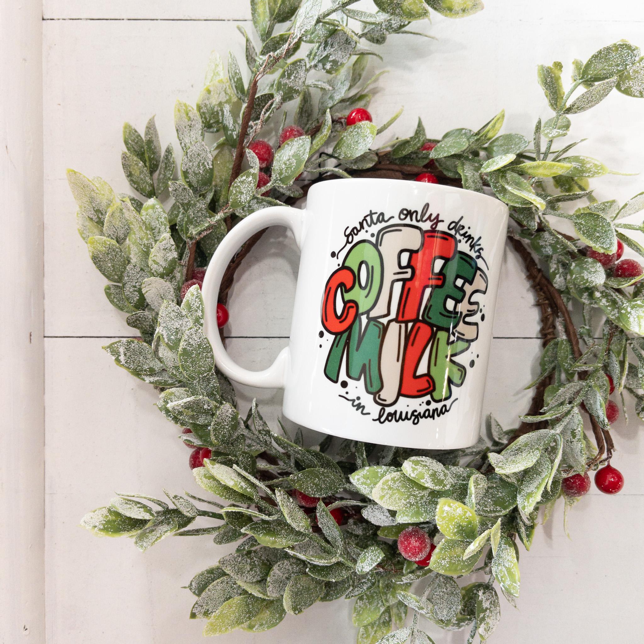 Santa's Coffee Milk Mug