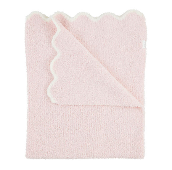 Chenille Blanket - Pink Gingham