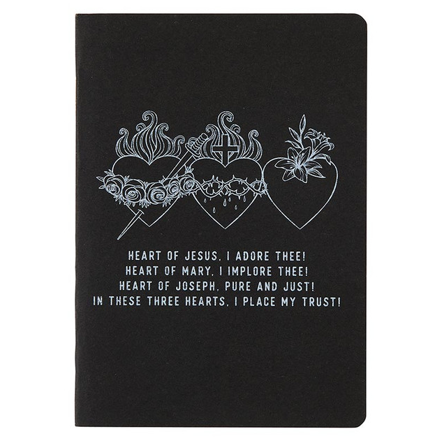 Three Hearts of the Holy Family Kraft Notebook