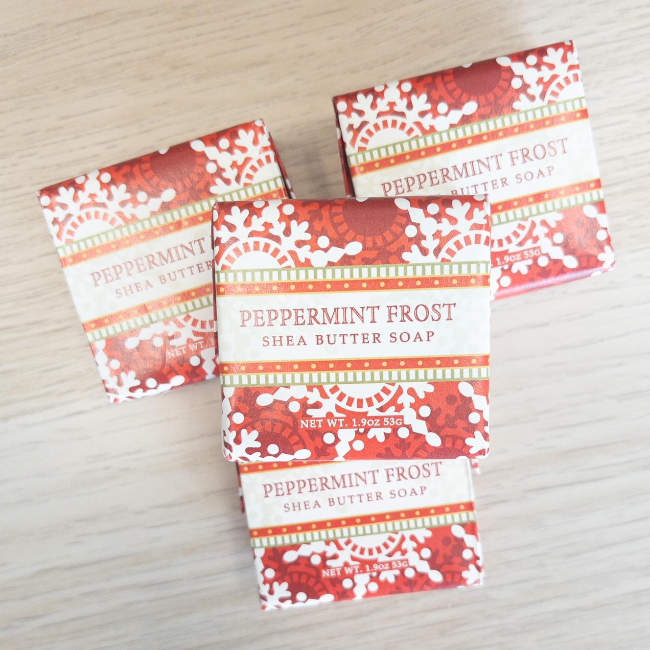 Peppermint Frost Shea Butter Soap {1.9 oz}