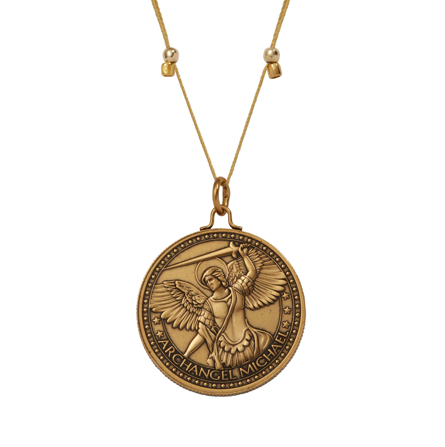 Ancient Stainless Steel Archangel Saint Michael Necklace Jewelry Catholic  Amulet Pendant Chain Necklace For Men Women Wholesale - AliExpress
