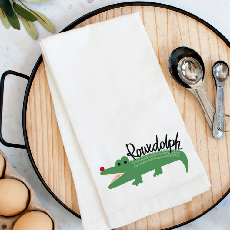 Christmas Rouxdolph Kitchen Towel