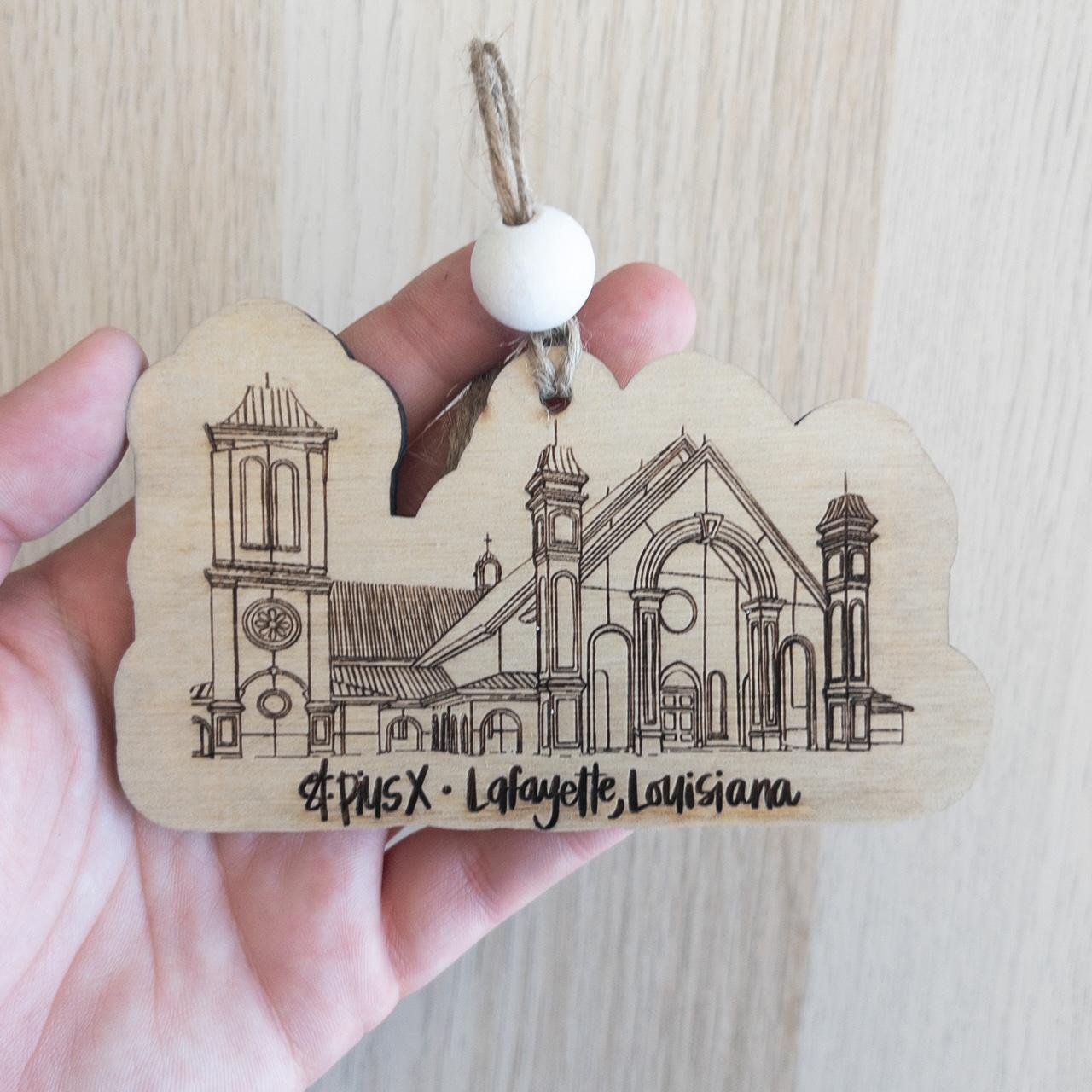 Little Churches {wood ornament}