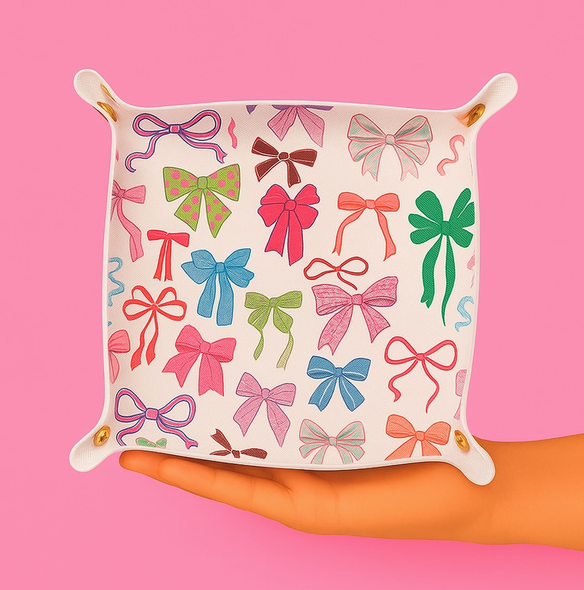 Bow Coquette Catchall Tray