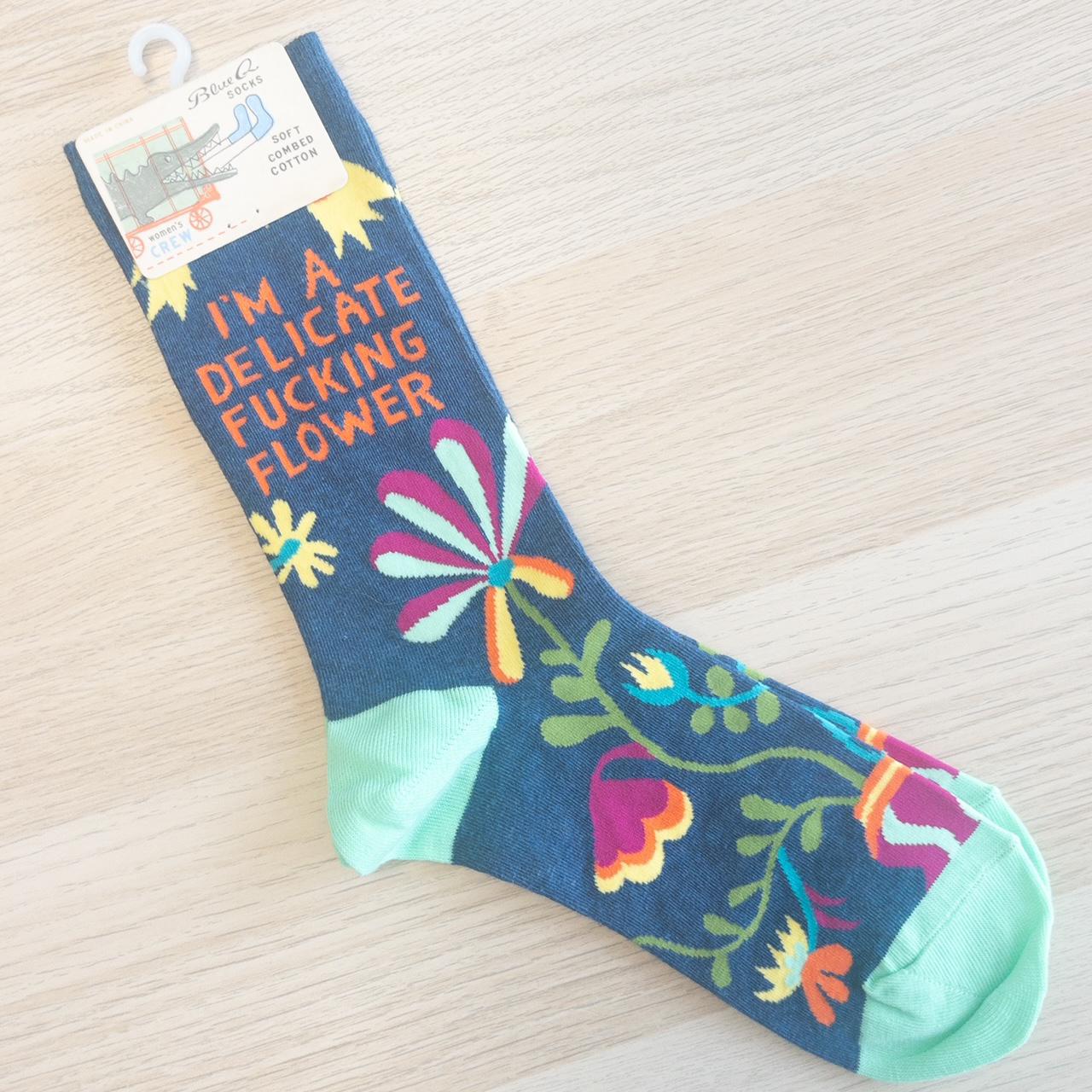 Delicate F*ck Flower Women's Socks