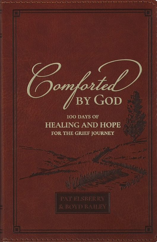 Devotional Comforted By God Faux Leather