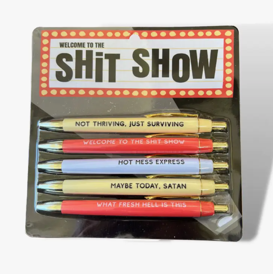 Welcome to the Shit Show Pen Set