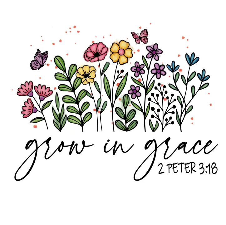 Grow in Grace Decal