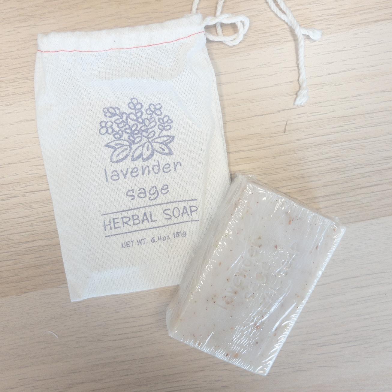 Lavender Sage Herbal Soap {6.4 oz}