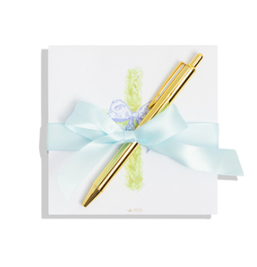 Boxwood Cross Notepad and Pen Set Copy