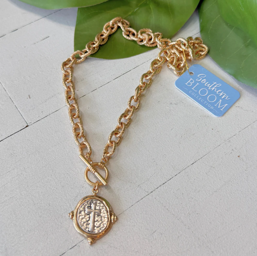 Grace Upon Grace Toggle Necklace