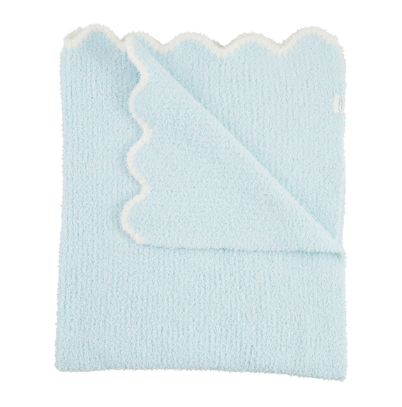 Chenille Blanket - Blue Dot main image 1