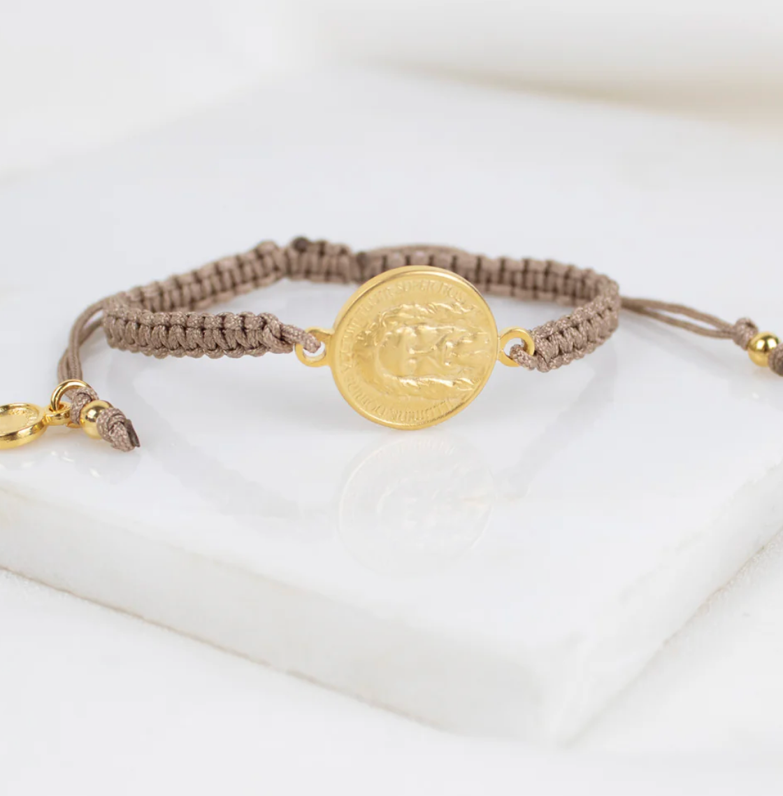 Seek Him Bracelet, Gold