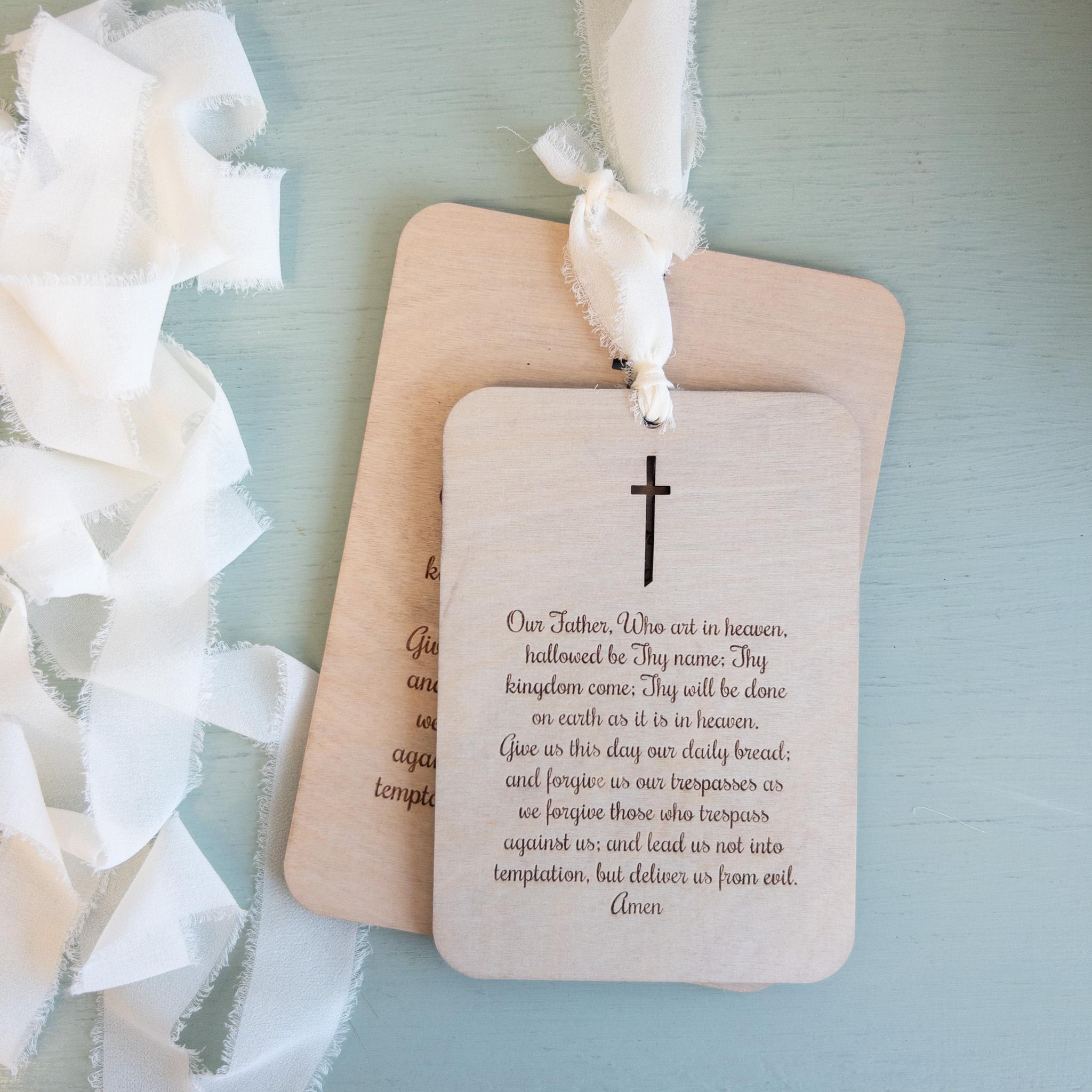 Our Father Prayer Plaque