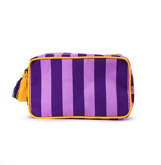 Megan Cosmetic Bag Purple/Gold