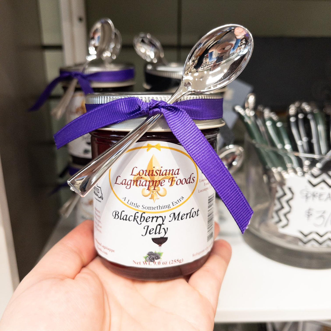 Blackberry Merlot Jelly {10 oz}