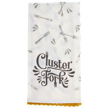 Cluster Fork Tea Towel